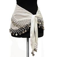BAB-Coinwrap Sexy White Bellydancer Wrap