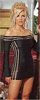 DG-4120X Long Sleeve Sequined Sexy Dress