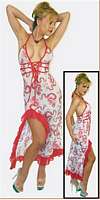 DI-L0634PM Strappy Sauza Gown with Ruffles