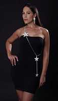 DJ-212 Star Rhinestone Body Belt