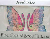SA505b Multiple Color Butterfly Tattoos