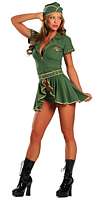 RB-1357 Pin-Up Sexy Army Girl Costume